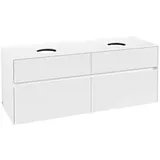 Villeroy & Boch Collaro Waschtischunterschrank | für 2 Aufsatzecken | Breite 1400 mm##Für Collaro 4A1840 (D: mm) Ohne .. C04800MS