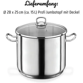 GSW Profi-Jumbotopf Kochtopf 28 cm rund