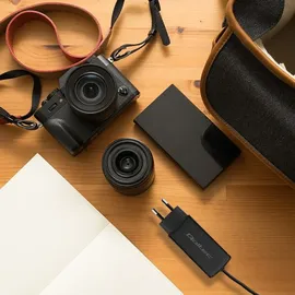 Qoltec 52419 65 W GaN Super-Schnellladegerät 5–20 V 3–3 25 A USB-C 3.1 - Schwarz