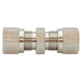 Riegler Gerade Verschraubung, Rohr-Außen- Ø12 mm, SW 19, SW1 22, MS vern.