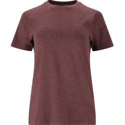 Endurance Damen Alvaly Melange S/S Tee rot