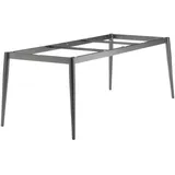 Sieger Gartentisch 220 x 100 x 73 cm Grau