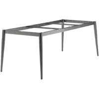 Sieger Gartentisch 220 x 100 x 73 cm Grau