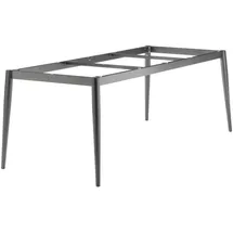 Sieger Gartentisch 220 x 100 x 73 cm Grau