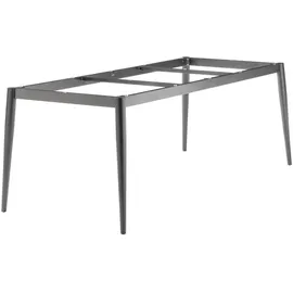 Sieger Gartentisch 220 x 100 x 73 cm Grau