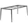 Sieger Gartentisch 220 x 100 x 73 cm Grau