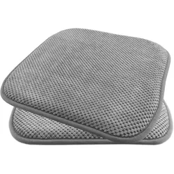 Komfortable & praktische Gel-Kissen 40x40 - Stuhlkissen mit modernem Memory-Schaumstoff - gepolsterte Sitzkissen Out- und Indoor Gartenkissen  Stuhlauflage rutschfest