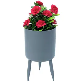 DanDiBo Ambiente Blumenhocker 27 x 27 x 15 cm Grau