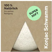 Hydrophil Konjac-Schwamm weiß