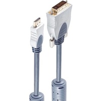 ShiverPeaks Videokabel-Adapter 1,5 m HDMI DVI-D Blau