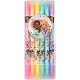 Magni Doppelfasermaler Pastel Set 6 St. Pastell