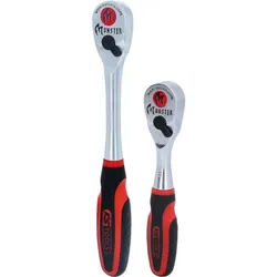 KS Tools Monster Umschaltknarren-Satz, 2-tlg 1/4 Zoll+1/2 Zoll - 935.0002