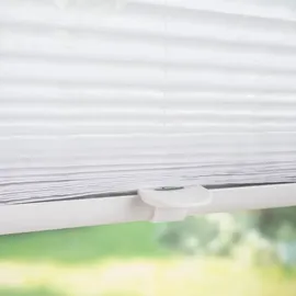 LIEDECO Klemmfix-Plissee 40 x 130 cm Polyester Weiß