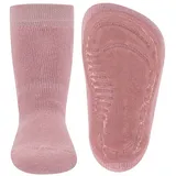 Ewers ABS-Socken Stoppersocken Uni blau|rosa 25-26