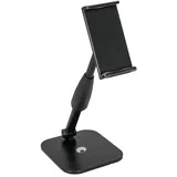 Omnitronic HTS-2 Tablet Tischhalterung Universal Schwarz