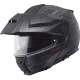 Schuberth E2 Atlas Klapphelm - Matt Schwarz/Dunkelgrau - XL