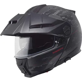 Schuberth E2 Atlas Klapphelm - Matt Schwarz/Dunkelgrau - XL