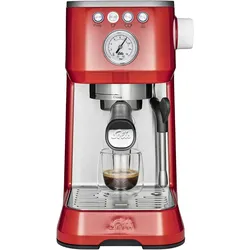 Solis Siebträger Kaffeemaschine 54 mm Siebhalter Milchaufschäumer Bohnen, Pads