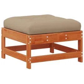 vidaXL Garten-Lounge-Set 10-tlg. Wachsbraun