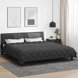 vidaXL Winterbettdecke Anthrazit 220 x 260 cm Mikrofaser