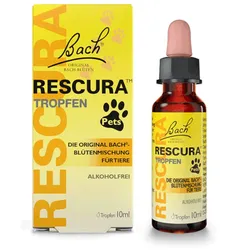 BACH-BLÜTEN ORIGINAL RESCURA Pets TROPFEN 10 ml Tropfen