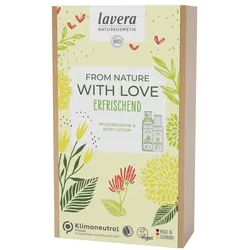 lavera Geschenkset - From Nature with Love Erfrischend Körperpflegesets   Damen