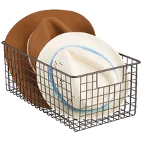 MetroDecor mDesign Schuhbox 鈥� praktischer Drahtkorb zur Schuhaufbewahrung 鈥�
