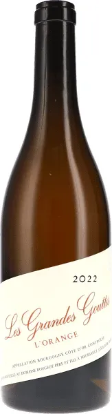 Bourgogne Côte d ́Or Les Grandes Gouttes l ́Orange, Sans Sulfite Ajouté AOC Rougeot Père & Fils 2022 BIO