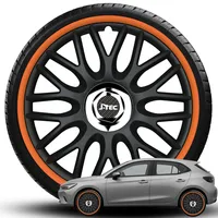 Radkappen Radblenden Orden Orange R PRO 14" 15" 16" Zoll NEU (15 Zoll)