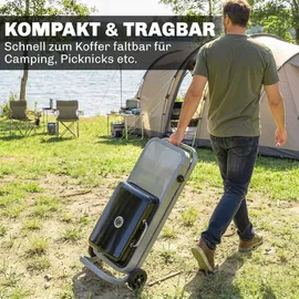 Outsunny Tragbarer Gasgrill 1-Brenner schwarz