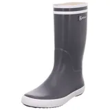 AIGLE Regenstiefel Lolly-Pop grau/weiß CHARCOAL Größe - Schwarz - 37