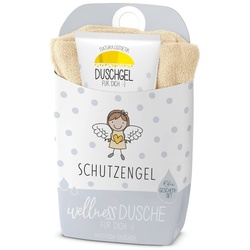 Geschenkset Schutzengel 2tlg. Baumwolle Gelb