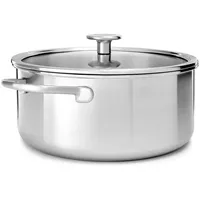 KitchenAid CC003260-001, 4,9 l, Edelstahl, Edelstahl, Keramik, Elektro, Gas, Halogen, Induktion, Versiegelte Platte, Edelstahl, Edelstahl - Silber