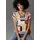 Aniston CASUAL T-Shirt im Material- und Mustermix blau|bunt|grün|rosa|rot|schwarz 46 EU