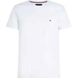 Tommy Hilfiger Core Stretch Slim Fit C Kurzarm-T-Shirt White XL