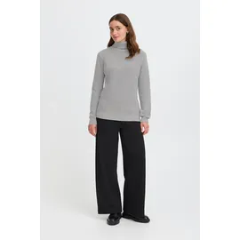 Oxmo Rollkragenpullover Grau L
