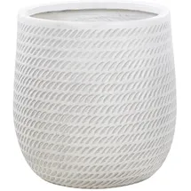 Beliani Livadia Ø 39 x 44 cm Weiß