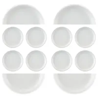 Speiseteller 26 cm - THOMAS TREND - Dekor Weiß - 8 Stück