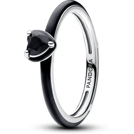 Pandora ME Schwarzes Chakra Herz Ring 193088C01 Damenring