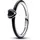 Pandora ME Schwarzes Chakra Herz Ring 193088C01 Damenring