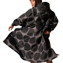 RAIN KISS BLACK POLKA Regenponcho