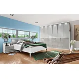 Wiemann Schlafzimmer-Set Shanghai 2 4tlg. Glas Weiß