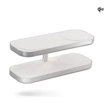 Zen Zens Aluminium Series Quattro Wireless Charger Pro 4 mit Netzteil 65W Qi2 weiß