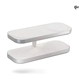 Zen Zens Aluminium Series Quattro Wireless Charger Pro 4 mit Netzteil 65W Qi2 weiß