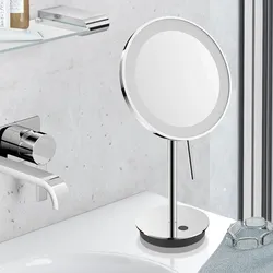 Zack ALONA Kosmetikspiegel mit LED Licht 40140, Kosmetikspiegel, edelstahl hochglanz