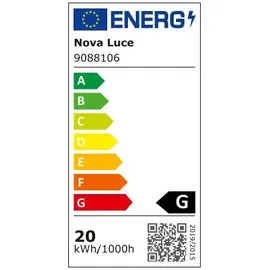 Nova Luce Elettra 1-flg. 300 cm gold
