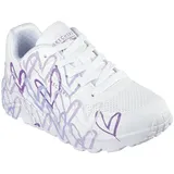 White Synthetic/Light Purple Trim 32