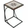 Garden Pleasure Amarillo Beistelltisch 35 x 35 x 53 cm grau/rot