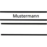 Franken Etikettenhalter magnetisch dunkelbraun