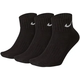 Nike 3er Pack NIKE Cushion Ankle Trainingssocken 001 - black/white 38-42